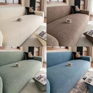 [NS홈쇼핑]패브릭 모던 쇼파커버 3인용 사계절 거실 소파커버 돌 토퍼 쇼파 패드 소파 매트..[35743989]