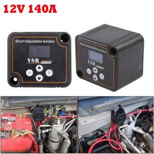 듀얼 배터리 스마트 아이솔레이터 LCD 디스플레이 VSR 자동차 릴레이 전압 설정  캠핑카 RV용 디지털 감지