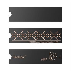 노트북 PC용 얇은 열전사 패드  솔리드 스테이트 디스크 라디에이터  열 구리 0.2mm 경량  M.2 방열판  Nvm