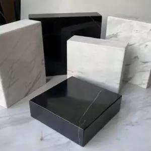 스피커 대리석 받침대 블랙 일체형 음향장비 스탠드 지지대 오석 촬영 다이 장식대