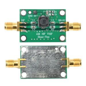 25K-100MHz RF 광대역 증폭기 바이어스 티 DC 블록 절연체 동축 F/라디오 저잡음 HF AM