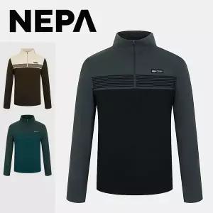 네파 [부산점] 남성 마운틴 코트나 스트라이프 집업 티셔츠 7J55403 간절기 경량 후리스 522975