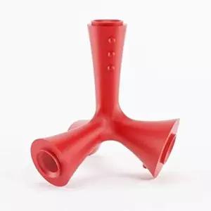 옥토티 남녀 공용 유연 삼각대 컬러 고무 골프 티 멀티 높이 2팩