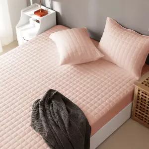 세라지오 순면100 트윌 누빔 침대 매트리스커버 S/SS/Q/K/LK/SK