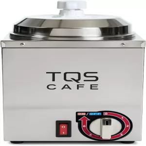 나초 치즈 디스펜서 핫 퍼지 펌프 및 조절 가능한 온도 조절이 2.6 Qt 상업용 스테인리스 스틸 소스 워머