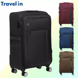 고급형 소프트 캐리어 EVA 천캐리어 확장 지퍼 저소음 바퀴 16인치 20인치 24인치 29인치