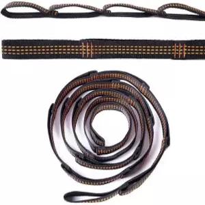 해먹 스트랩 조절 가능한 트리 걸이식 로프 공중 요가