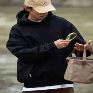 티 베이직 루즈핏 커플룩 기모안감 남녀공용 무지 기모 안감 후드