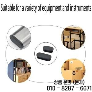 16pcs 타원형 실리콘 의자 다리 미끄럼 방지 테이블 발 커버 양말 바닥 보호대 패드 파이프 플러그 가구 레