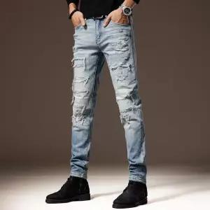 남친 빈티지 캐주얼 가을 데님팬츠 워싱 라이트 스키니진 데일리룩 일자핏 청바지 슬림 인기3