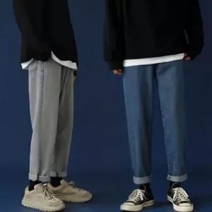 남자 남성 워싱 빈티지 슬랙스 여행 면바지 반바지 청바지 나들이 패션 롤업 데님