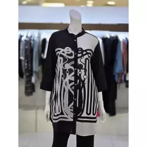 [트리아나]소고 세이브존07 7부소매 쉬폰 셔츠 AI2GA16_P368529313