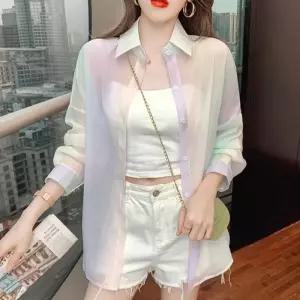 여름가디건 브이넥가디건 파스텔가디건 비치가디건