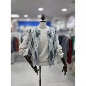 [스테파니] 세이브존08 아가일 조끼 A25SW5411_P410586876