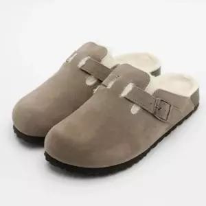 3색 겨울 방한 털슬리퍼 남여 슬리퍼 세무 털실내화