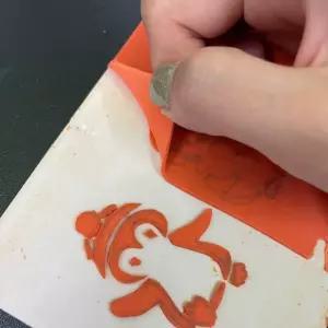 스탬프만들기 조각용 지우개 도장 직사각 대 판화