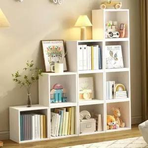 미니 다용도 선반 수납장 3컬러 조립식 책꽂이 원목