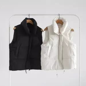 여성 루즈핏 의류 패딩조끼 아우터 FST-LM-0506 하이넥 F