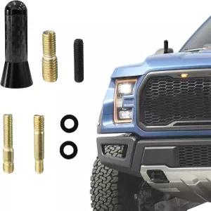 르섹소 자동차 쇼트 안테나 교체 탄소 섬유 라디오 대부분의 차량에 범용