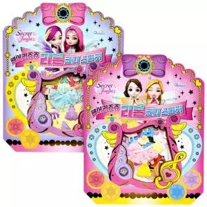 페어리쥬쥬 리본 코디스티커 4개/역할/놀이/소꼽놀이/인형/여아/선물/학습/완구/유아/스티커/북/여자/아이