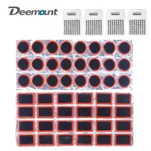 호환  자전거 타이어 펑크 수리 패치 원형 사각형 접착제 없음 응급 타이어 수리 서비스 도구 키트 고무 피