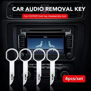 호환  스테레오 키 릴리스 핀 헤드 유닛 오디오 도구 라디오 CD DVD 제거 도구 VW 아우디 테슬라용 실용적