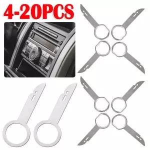 호환  자동차 오디오 제거 키 CD DVD 자동 라디오 제거 추출기 키 메르세데스 스코다 아우디 포드용 스테인