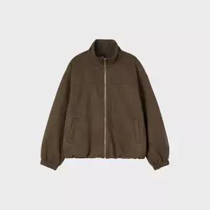 [LAP] 랩 스웨이드 카라 누빔 점퍼 AS1WZ241_DG