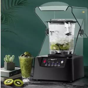 상업용 고속 스무디 믹서기 대용량 얼음 분쇄 저소음 매장용 블렌더