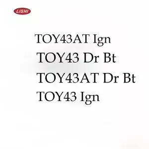 호환  토요타용 1PCS 리시 2-in-1 픽디코더 TOY43AT TOY43 픽 점화 키 디코더 자동차 잠금 장치 세트 간주