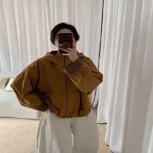 솜브레로스 여자 후드 가디건 카디건 체크 올 오버 스트링 블레이저 DOS1