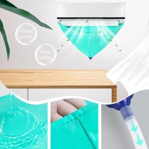호환 1-8Pcs 에어컨 청소 가방 키트 방수 배수 누출 방지 커버 클리너 물 파이프 도구