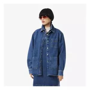 라코스테 여성 릴렉스핏 데님 셔츠 자켓 BF2446-55N 36L 966067