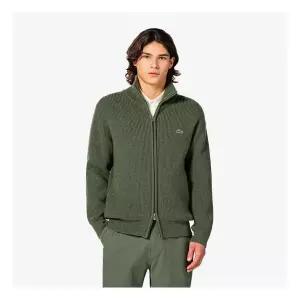 라코스테 립조직 풀집업 가디건 AH155E-55N E9F 966080