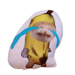 애착 인형 우는 밈 고양이 캐릭터 쿠션 해피캣 키링 봉제 인스타