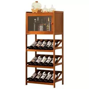 와인랙 양주 술 거치대 내추럴 원목 버킷 와인 위스키