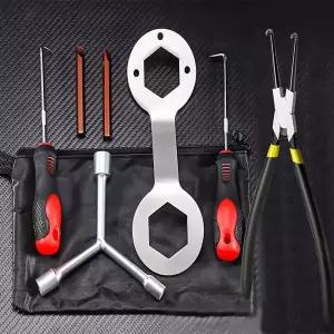 호환  와셔 내부 및 외부 튜브 용수 확장 도구 스냅 링 플라이어 용수 확장 제거 도구 크로스 슬롯 스크루