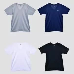 청량한 착용감 남성 쿨론 V넥 반팔 티셔츠 0089zs XOn7+2iJv