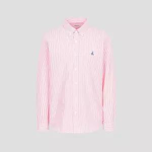 [국내매장판] 빈폴 시어서커 스트라이프 셔츠 핑크 (BC5364C18X) 229356