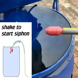 수동 작동식 자흡식 사이펀 펌프 야외 파티오 물주기 액세서리 정원 호스 도구