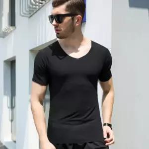 런칭특가 V넥 데일리 심리스 남성 클래식 쿨티셔츠 남 zwx9+3cSj