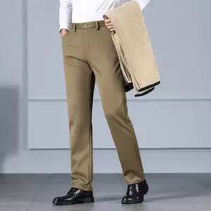 팬츠 면 가을 남성용 긴 루즈 루즈핏 면바지 경량 빅사이즈팬츠 허리 기모 보온 라이트 비즈니스 대형사이