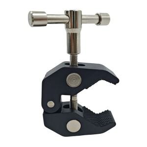 1세트 1/4 나사 클립 CNC 금속 슈퍼 클램프 360도 회전도 미니 볼 헤드 퀵 릴리스 브래킷 삼각대 마운트 DS