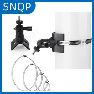 카메라 마운트 파이프 장착 브래킷 조정 가능 홀더 링 스틱 업 카메라/스포트라이트 폴