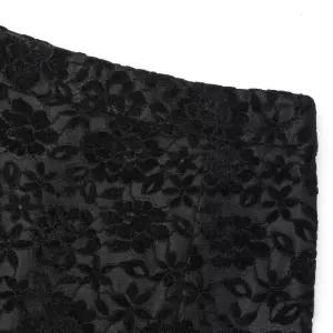 여자치마 추동 복합 머메이드 랩 플란넬 레이스 여친 롱 KS1