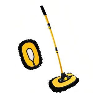 긴 손잡이가 있는 MVEQRRN 업그레이드 세차 브러시 걸레, 마이크로파이버 미트 용품 키트 도구 액세서리