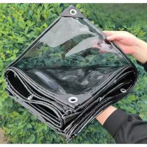 PVC 암막 반투명 천 야외 우레탄 천막 방수 덮개 방풍비닐 커튼