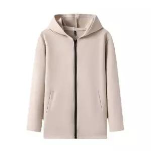 남자 면 캐주얼 단색 봄가을 아우터 가디건 집업 소재 카디건 후드 MF3