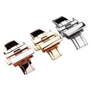 아르마니 AR1925 AR5920 스테인레스 스틸 시계 버클 벨트 버터플라이 액세서리 16 18 20mm 용