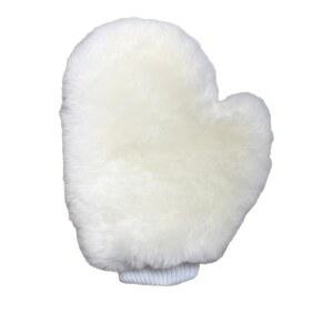 트루 램 내추럴 램스킨 울 세차 미트 - 습하고 건조한 용도와 페인트칠을 위한 대형 양가죽 (1)
